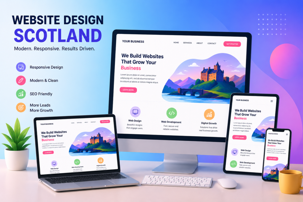 Website Design Scotland helping businesses improve online visibility and generate leads